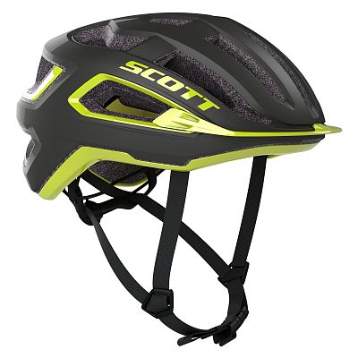Превью Велошлем взрослый Шлем велосипедный SCOTT Arx Plus Dark Grey/Radium Yellow
